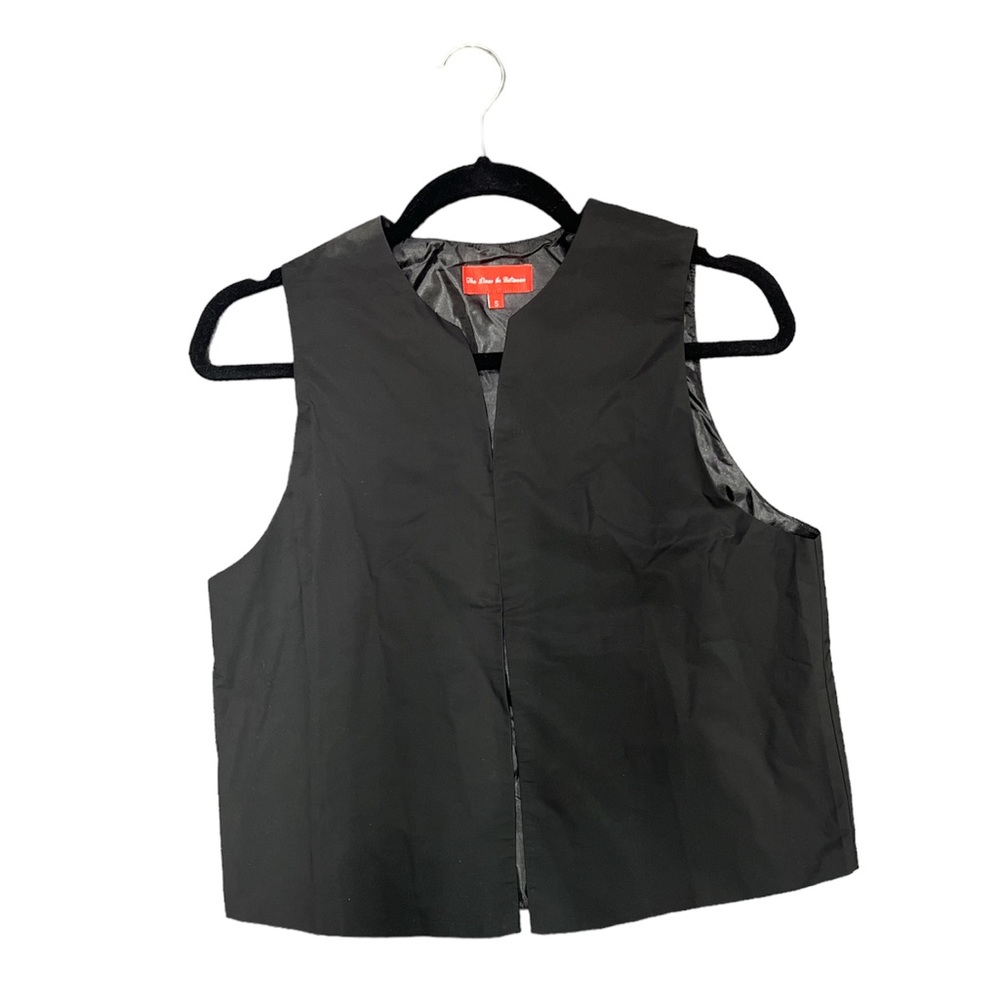 The Lines in Between Black vest